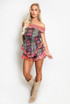 Printed Bardot Playsuit