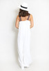 Embroidered Strap Wide Leg Jumpsuit