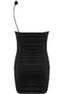 Ruched Corsage One Shoulder Mini Dress