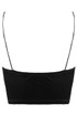 Square Neck Sleeveless Crop Tops