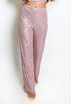 Sequin Wide Leg Trouser 