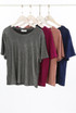Lurex Round Neck Top