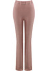 Lurex Waist Wide Leg Trouser