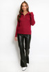 Half Zip Fine Knit Jumper