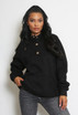 Button Neck Hoodie