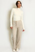 Fine Knit Wide Leg Trouser