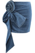 Corsage Denim Mini Skirt
