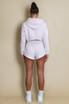 Namaste Cropped Sweatshirt And Shorts Set