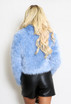 Shaggy Faux Fur Biker Jacket