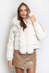 PU Jacket With Faux Fur 