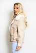 Contrast Aviator Jacket