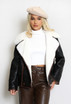 Contrast Aviator Jacket