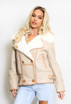 Contrast Aviator Jacket