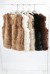 Faux Fur Panelled Gilet