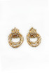 Chunky Embellished Door Knocker Earrings