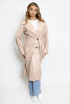 PU Trench Coat 