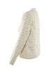 Fringe Hem Tweed Blazer