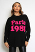 Paris 1984 Slogan Jumper