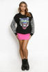 Sequin Tiger Motif Jumper