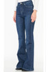 Wide Leg Dark Wash Denim Jeans 