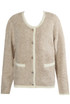 Super Soft Contrast Hem Cardigan