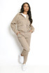 Front Pocketed Buttons Up Jacket And Trouser Set