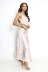 Satin A-Line Maxi Skirt