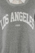 LOS ANGELES Sweatshirt with Shirt Underlay 