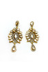 Diamante Statement Glass Droplet Earrings