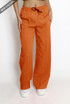 Wide Leg Casual Trouser