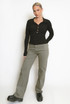 Fine Knit Button Front Jumper