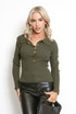 Fine Knit Button Front Jumper