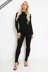 Ribbed Knit Catsuit