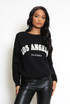 Los Angeles Soft Knit Round Neck Jumper