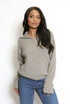 Half Zip Soft Speckle Knit Jumper 