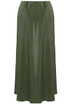 Satin A-Line Midi Skirt