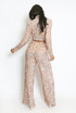 Velvet Sequin Wide Leg Trouser