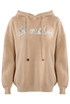 Smile Embellished Hoodie