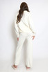 Half Zip Jumper And Wide Leg Trouser Set