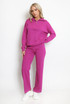 Half Zip Jumper And Wide Leg Trouser Set