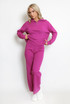 Half Zip Jumper And Wide Leg Trouser Set