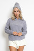 Half Zip Braided Knit Jumper 