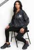 Acid Wash LA Half Zip Sweatshirt 