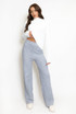 Wide Leg Knitted Trouser