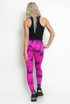 Tie Dye Print Push Up Leggings