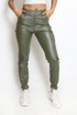 Metallic Cargo Trouser With Elasticated Cuff