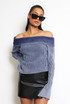 Bardot Ribbed Jumper