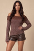 Bardot Ribbed Jumper