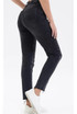 Black High Waisted Regular Fit Jeans