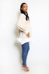 Exaggerated Hem Longline Sweatshirt